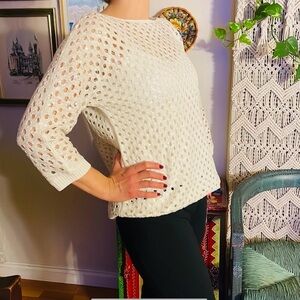 NWT Chico’s Women’s Sasha Sequin Pullover Sweater M